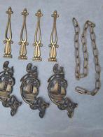 oud koperen/bronzen ornamenten/hang-sluitwerk (40 stuks), Antiek en Kunst, Ophalen