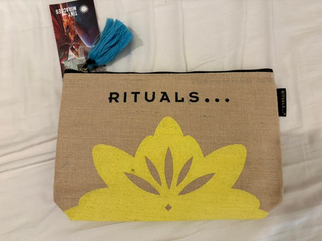 RITUALS THE RITUAL OF SESHEN POUCH LTD TOILETTAS BAG STRAND, Ophalen, Nieuw