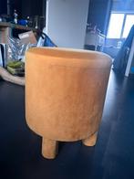 poef okergeel, Ophalen, Gebruikt, Rond, Minder dan 50 cm