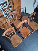bistro stoelen, Gebruikt, Twee, Bruin, Hout