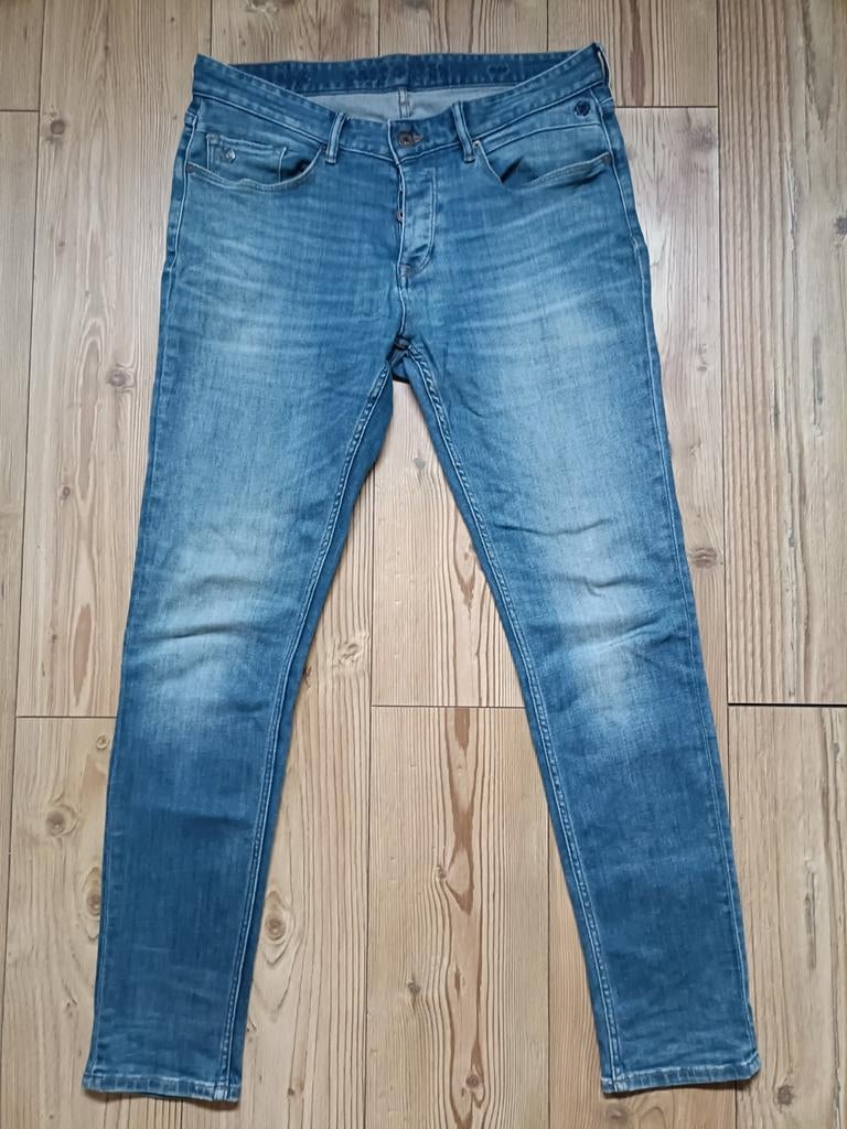 Cast Iron stretch maat 36-34, Kleding | Heren, Spijkerbroeken en Jeans, Ophalen of Verzenden, Zo goed als nieuw, Blauw, W36 - W38 (confectie 52/54)