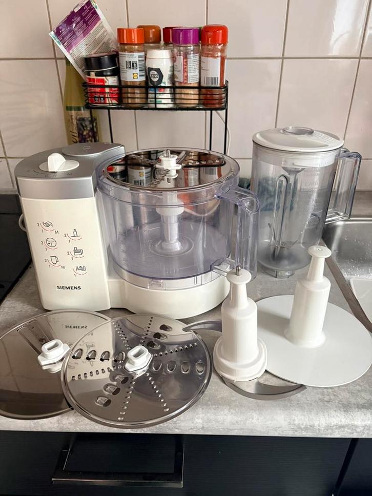 Siemens MK22000 compacte keukenmachine, Witgoed en Apparatuur, Keukenmixers, Zo goed als nieuw, 3 snelheden of meer, Ophalen of Verzenden