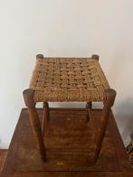 AUTHENTIEKE VINTAGE KRUK KRUKJE ZIT HOUT KOORD, Huis en Inrichting, Ophalen of Verzenden, Zo goed als nieuw, Hout