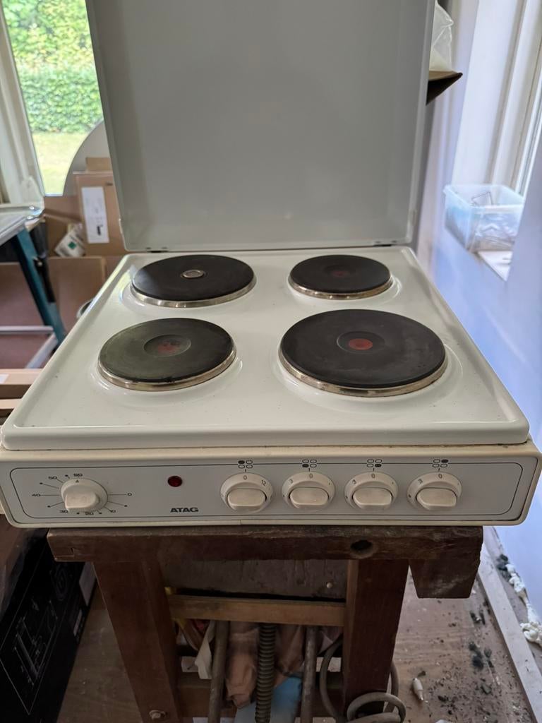Atag electrische kookplaat, Ophalen, 4 kookzones, Zo goed als nieuw, Inbouw