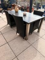 Tuin eettafel 180x90, Ophalen, Rechthoekig, Aluminium