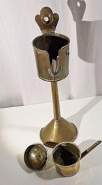 antiek olielampje, Ophalen, Koper