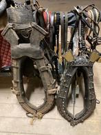 2x Antiek paardentuig / Paardengareel / Haam - 15 euro p/s, Dieren en Toebehoren, Paarden en Pony's | Hoofdstellen en Tuigage