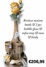 Van €206,95 :Riviera Maison Decoratie Set op rofra tray, Ophalen of Verzenden, Nieuw