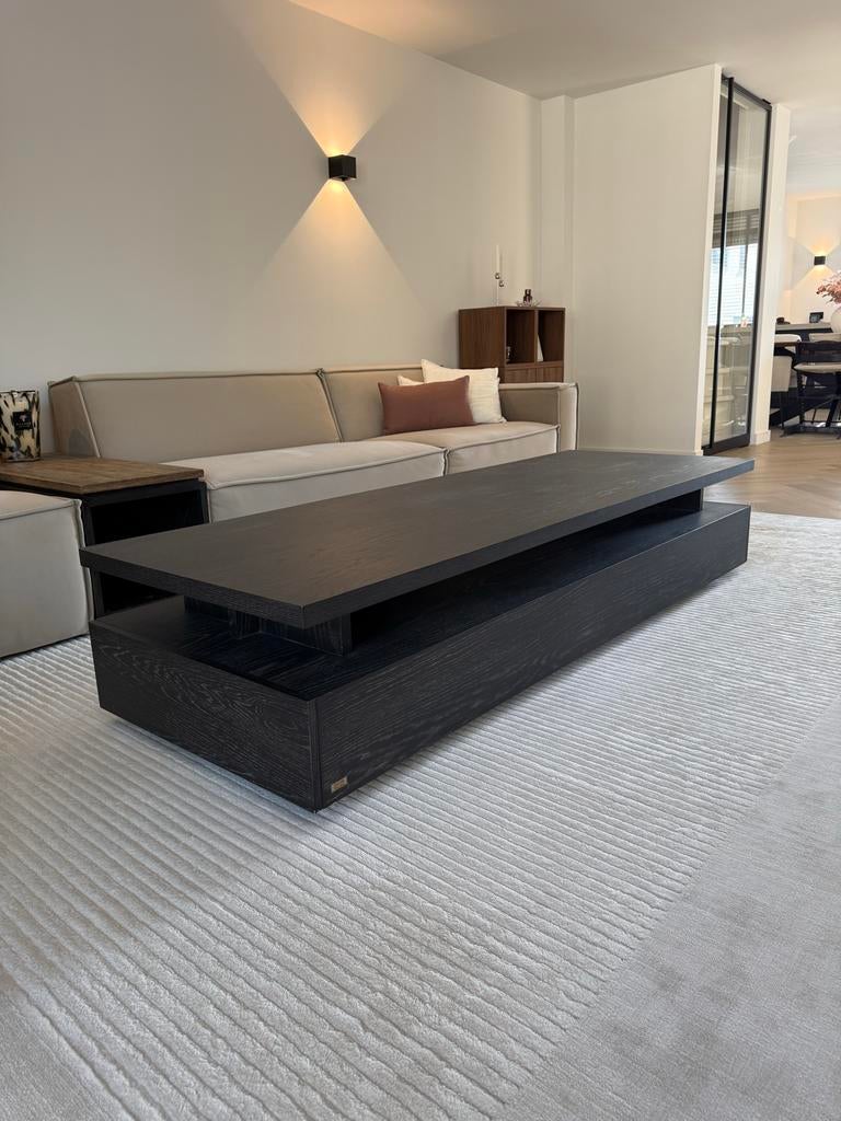 Salontafel Riviera Maison, Ophalen, Eikenhout, 200 cm of meer, 50 tot 100 cm