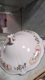 Antieke Bavaria soepterrine met bloemmotief, Antiek en Kunst, Ophalen of Verzenden