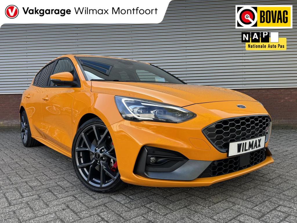 Ford Focus 2.3 EcoBoost ST-3|ACC|HUD|Winterpack|Automaat|Ora, Auto's, Gebruikt, Zwart, 1434 kg, 2300 cc