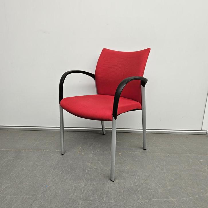 Senator kantoorstoel - rode stoffering, Huis en Inrichting, Stoelen, Gebruikt