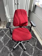 Bureau stoel, Huis en Inrichting, Ophalen, Gebruikt, Rood, Bureaustoel
