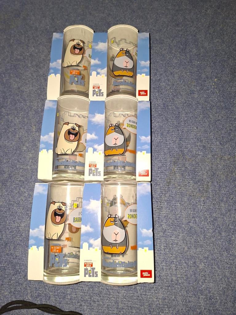 Huisdiergeheimen glazen, Ophalen of Verzenden