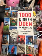 1000 Dingen Doen in Nederland - Reisgids Jeroen van der Spek, Boeken, Overige merken, Ophalen of Verzenden, Zo goed als nieuw