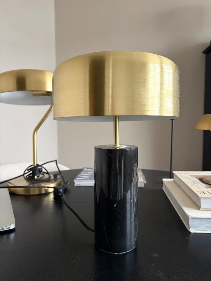 Lucide Marisol Tafellamp Zwart, Huis en Inrichting, Lampen | Tafellampen, Zo goed als nieuw, Minder dan 50 cm, Ophalen