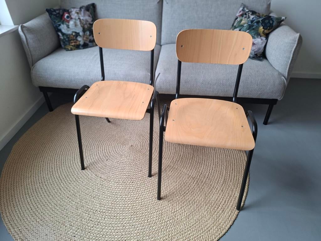 Industriële stoelen, Huis en Inrichting, Stoelen, Ophalen, Overige kleuren, Twee