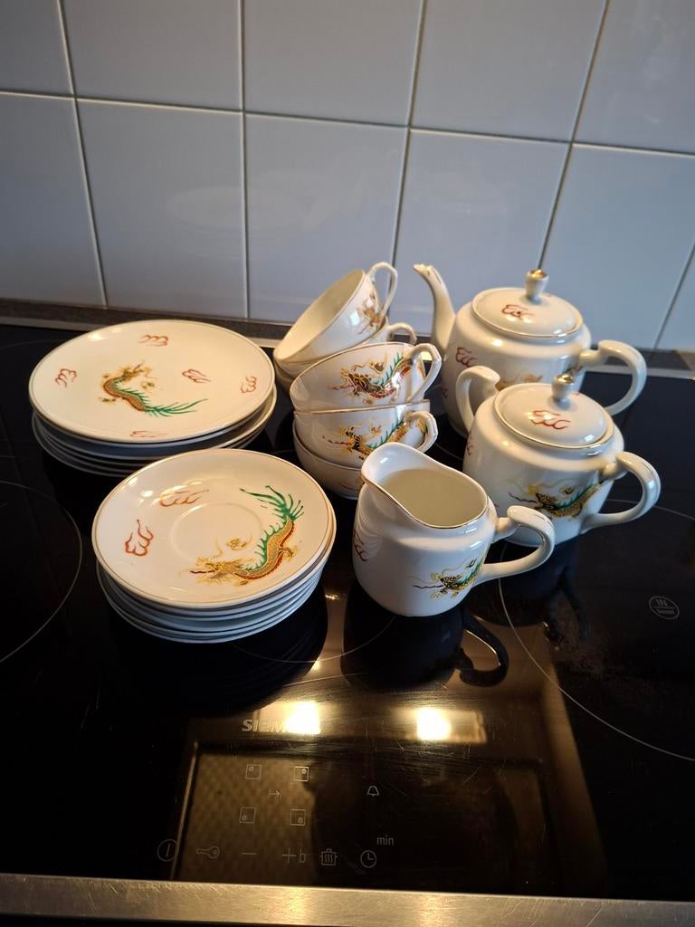 Thee servies porselein japans, Antiek en Kunst, Ophalen of Verzenden
