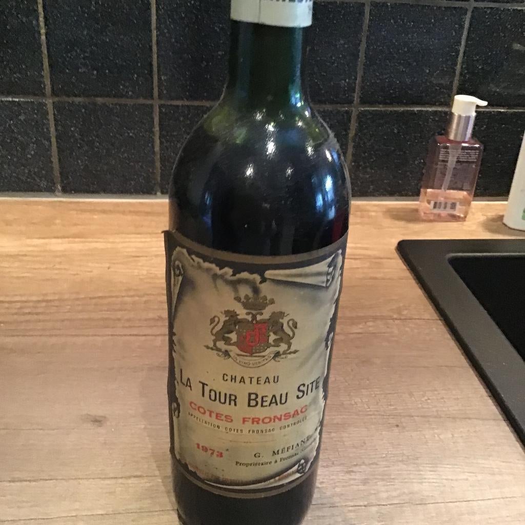 La Tour Beu Site Cotes Fronsac 1973 Wijn, Verzamelen, Wijnen, Ophalen, Frankrijk, Nieuw, Rode wijn