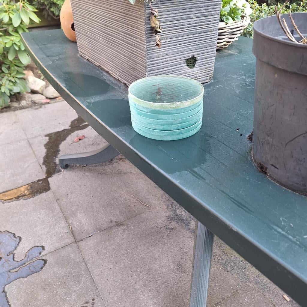 Patrijsglas voor jacht of boof, Ophalen, Gebruikt