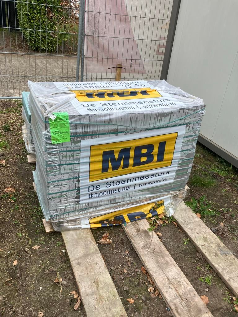 Gevel stenen 21 m2, Doe-het-zelf en Verbouw, Metselstenen, Ophalen, Nieuw, Bakstenen