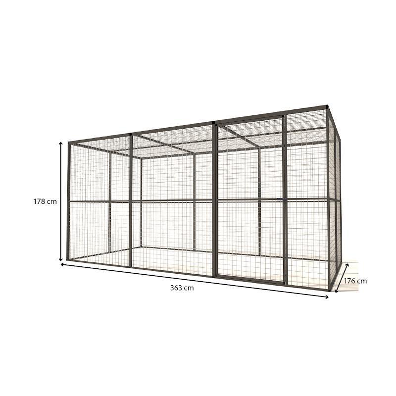 Aluminium Kippenren Lilly, Dieren en Toebehoren, Pluimvee | Toebehoren, Ophalen of Verzenden, Nieuw, Kippenhok of Kippenren