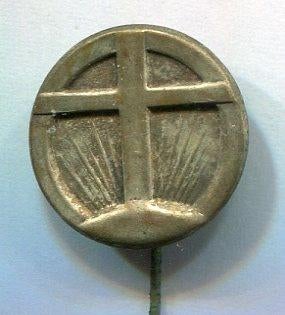 Religieus zilverkleurig speldje ( V_214 ), Verzamelen, Speldjes, Pins en Buttons, Verzenden, Nieuw, Merk, Speldje of Pin