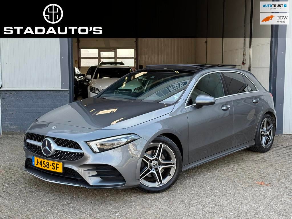 Mercedes-Benz A-klasse 200 AMG Panoramadak|Widescreen|Sfeerv, 4 cilinders, 163 pk, 19 km/l, 1600 kg