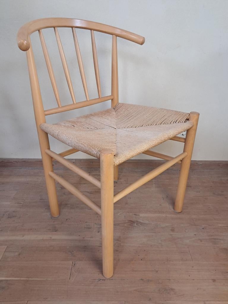 Erik Jørgensen Deens design stoel eetkamerstoel beukenhout, Ophalen, Gebruikt, Stoel(en)