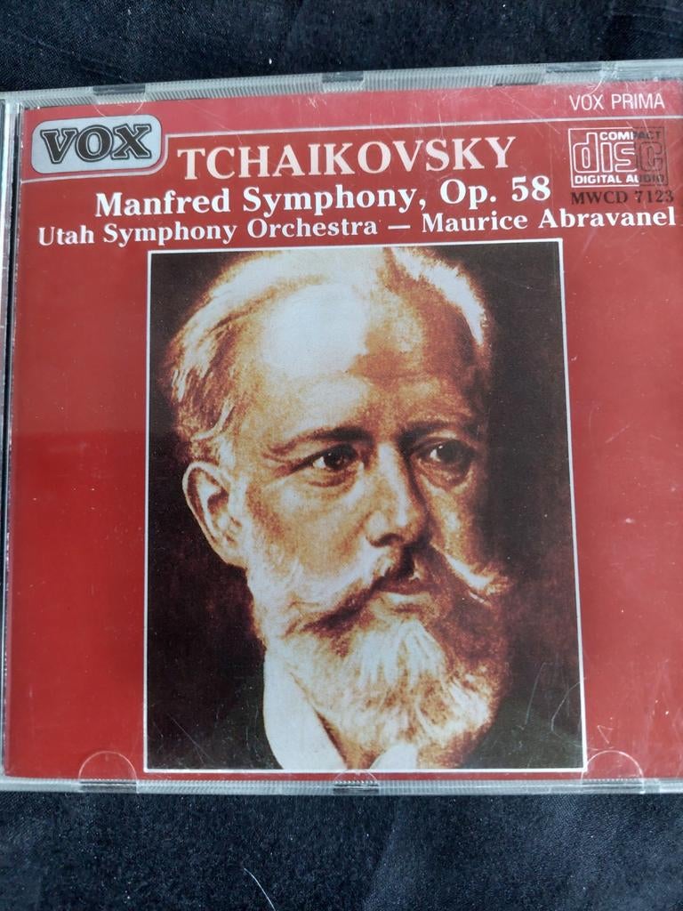 Tchaikovsky: Manfred Symfonie, Op. 58 - Utah Symphony, Ophalen of Verzenden, Romantiek, Gebruikt, Orkest of Ballet