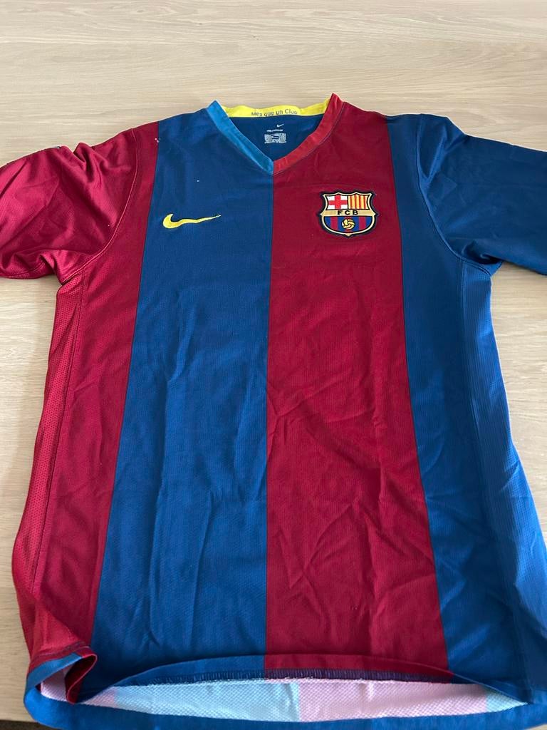 Origineel FC Barcelona Voetbalshirt Ronaldinho #10, Sport en Fitness, Maat M, Ophalen of Verzenden, Gebruikt, Shirt