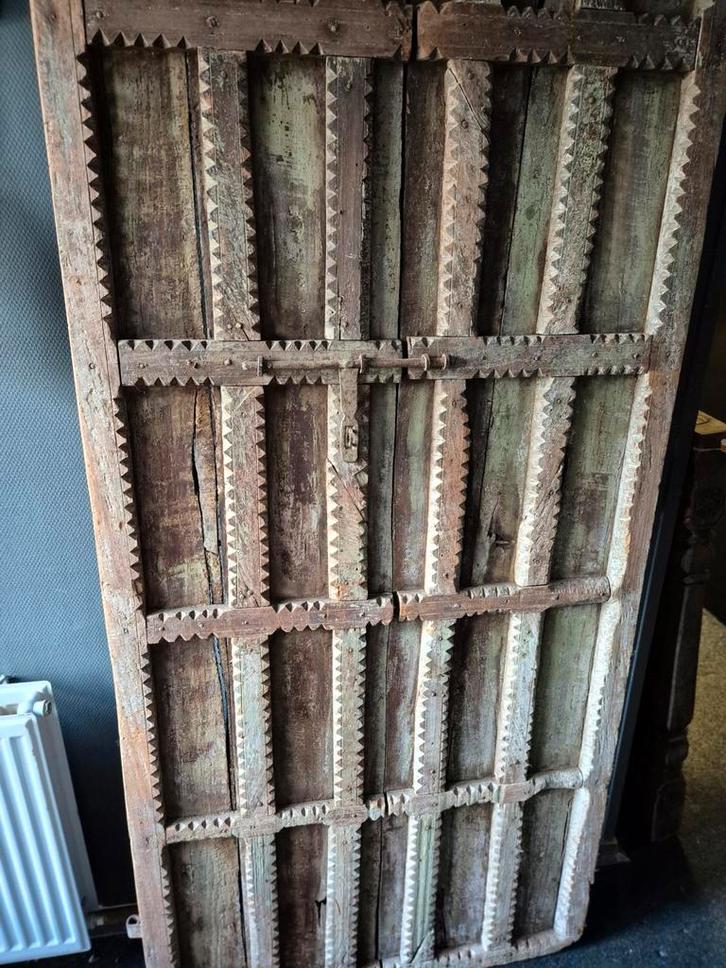 Uniek oud luik uit India, Huis en Inrichting, Woonaccessoires | Kamerschermen, Ophalen