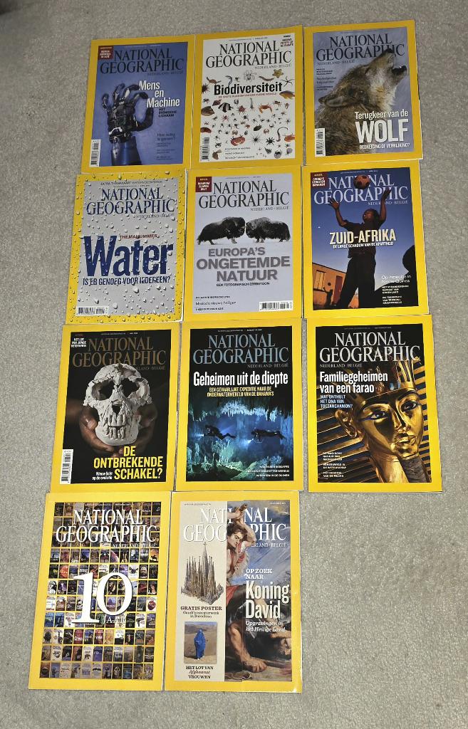 National Geographic 2010, bijna complete jaargang, Boeken, Tijdschriften en Kranten, Zo goed als nieuw, Wetenschap en Natuur, Ophalen of Verzenden