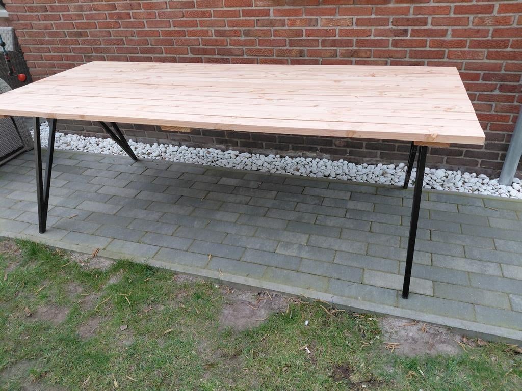 Nieuwe Douglas Tuintafel 240x100cm, Ophalen of Verzenden, Nieuw, Rechthoekig, Hout