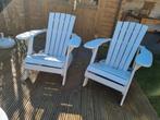 2 houten bear chairs tuinstoelen te koop, Tuin en Terras, Tuinstoelen, Ophalen, Gebruikt, Hout