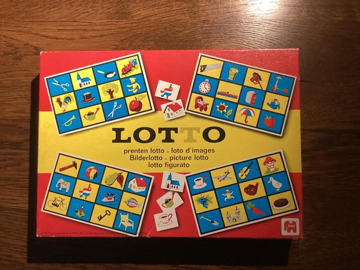 Lotto Prenten Loto - Vintage Gezelschapsspel, Hobby en Vrije tijd, Gezelschapsspellen | Bordspellen, Gebruikt, Een of twee spelers