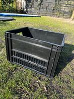 ZGAN zwarte fietskrat - 43x35x27cm, Fietsen en Brommers, Fietsaccessoires | Fietsmanden, Ophalen, Zo goed als nieuw, Fietskrat