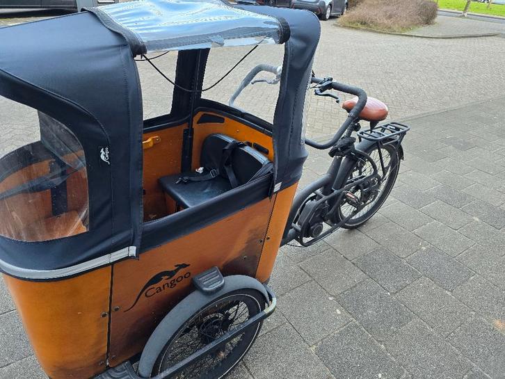 Elektrische Cangoo Buckle 2023 bakfiets 643Wh Accu, Fietsen en Brommers, Fietsen | Bakfietsen, Gebruikt, Overige merken, 4 kinderen of meer