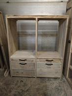 Wasmachine droger ombouw witgoedkast lades verhoging Hout, Ophalen, 100 tot 150 cm, Nieuw, 150 tot 200 cm