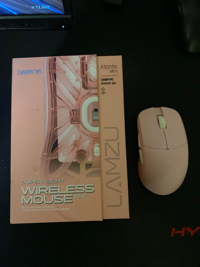 Lamzu Atlantis Mini Champion Edition Draadloze Gaming Muis, Computers en Software, Muizen, Muis, Gaming muis, Nieuw, Ophalen of Verzenden