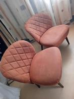 2x stoel bruin, Huis en Inrichting, Stoelen, Ophalen of Verzenden, Bruin, Stof, Twee