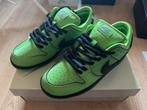 Nike sb dunk low powerpuff girl buttercup EU 40,5, Ophalen of Verzenden, Zo goed als nieuw, Schoenen