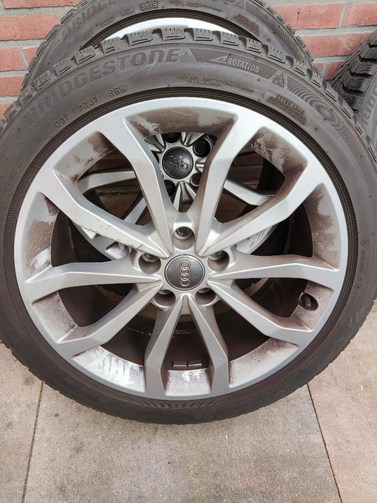 Nette Audi A4 velgen 18 inch., Auto-onderdelen, Banden en Velgen, Ophalen, 18 inch, Gebruikt, Banden en Velgen
