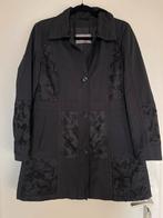 GELCO  prachtige “ brocante “ zwarte jas  maat 42, Ophalen of Verzenden, Zo goed als nieuw, Maat 42/44 (L), Zwart