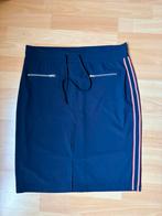 Zoso mooi blauw travelstof rokje mt L ZGAN, Ophalen of Verzenden, Zo goed als nieuw, Maat 42/44 (L), Blauw