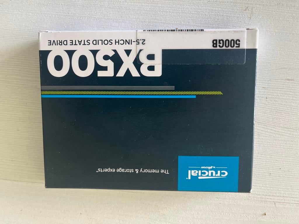 Nieuwe Crucial BX500 500GB SSD - Ongeopend, Computers en Software, Harde schijven, Intern, Server, Nieuw, Ophalen of Verzenden