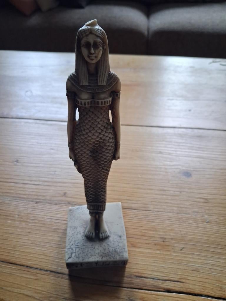 Egyptische godin beeldje - Isis/Nephthys, Ophalen of Verzenden, Dier