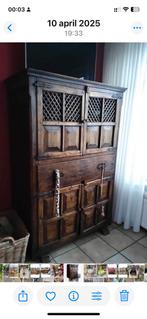 Spaanse kast, Ophalen, Eikenhout, Zo goed als nieuw, Minder dan 100 cm
