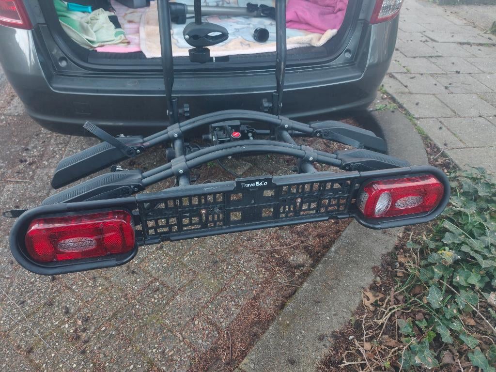 Fietsendrager travel&Co. Voor 2 ebike, Ophalen, Zo goed als nieuw, 2 fietsen, Trekhaakdrager