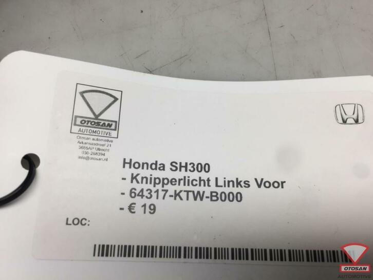 honda sh300 knipperlicht links voor 64317 ktw b000, Honda Motor Co., Ltd., Gebruikt, Volkswagen, Info@honda.co.jp